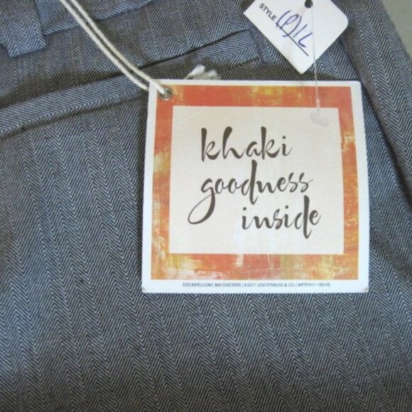 DOCKERS~New~Women's~Size 12PM~Dress~Trouser Leg~Khaki~Gray~Petite~2 Pockets~New - Picture 8 of 13